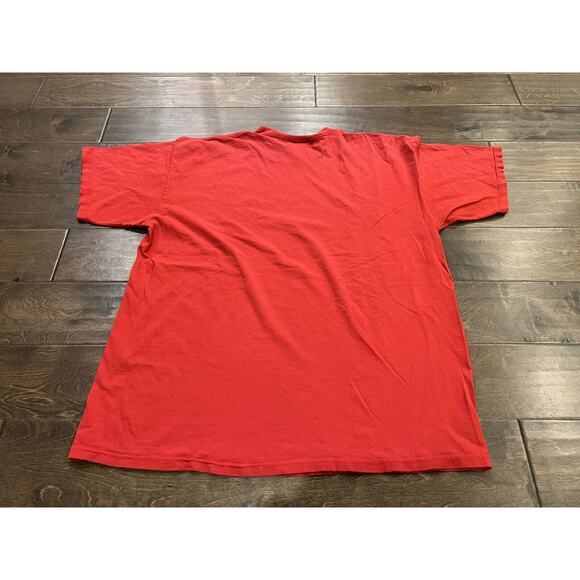 Vintage Nike Y2K Mens Red Ohio State Football Is Everything Swoosh T-Shirt XL - Picture 3 of 8